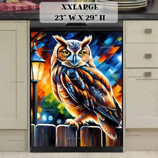 Preview of Beautiful Night Owl magnet in XX Large size.