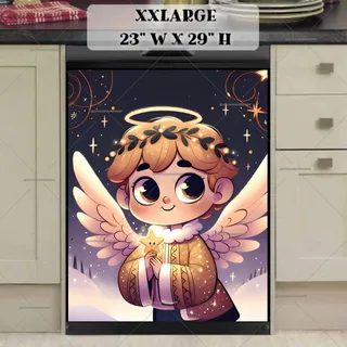 Preview of Christmas Angel Boy magnet in XX Large size.