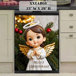 Preview of Christmas Angel Figurine magnet in XX Large size.