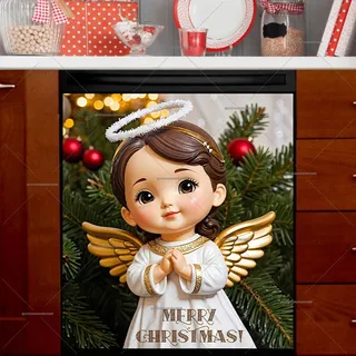 Preview of Christmas Angel Figurine magnet.