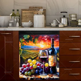 Preview of Winery in the Tuscan Sunset magnet.