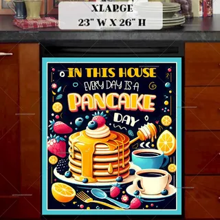 Preview of Every Day is a Pancake Day magnet in Extra Large size.