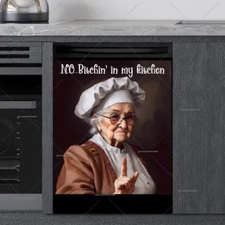 Preview of Funny Grandma’s Kitchen magnet.