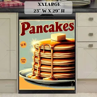 Preview of Retro Pancake Advertisement magnet in XX Large size.