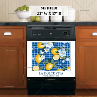 Preview of La Dolce Vita Italian Lemons magnet in Medium size.