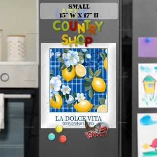 Preview of La Dolce Vita Italian Lemons magnet in Small size.