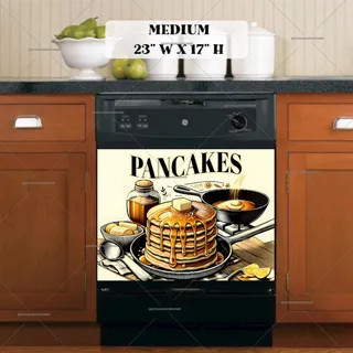 Preview of Homemade Pancakes magnet in Medium size.