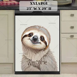 Preview of Adorable Baby Sloth magnet in XX Large size.