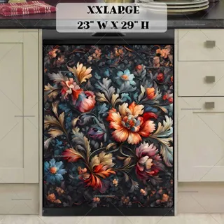 Preview of Beautiful Boho Flowers magnet in XX Large size.