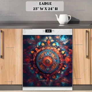 Preview of Bohemian Folk Design magnet in Large size.