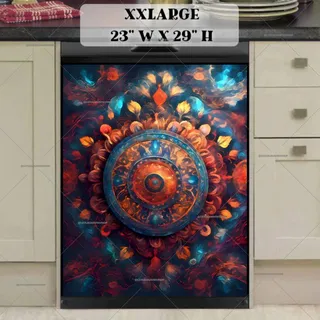 Preview of Bohemian Folk Design magnet in XX Large size.