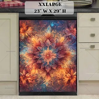 Preview of Beautiful Boho Design magnet in XX Large size.