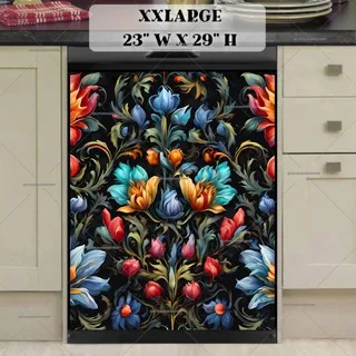 Preview of Russian Floral Design magnet in XX Large size.