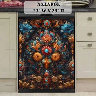 Preview of Gorgeous Bohemian Design magnet in XX Large size.