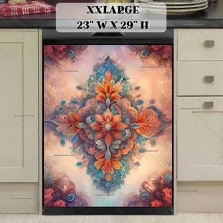 Preview of Pretty Bohemian Folklore Design magnet in XX Large size.