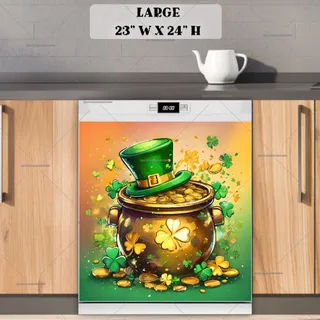 Preview of St. Patrick’s Day Gold Pot magnet in Large size.