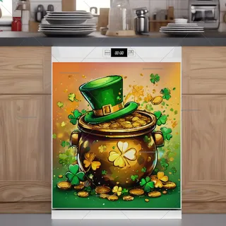 Preview of St. Patrick’s Day Gold Pot magnet.