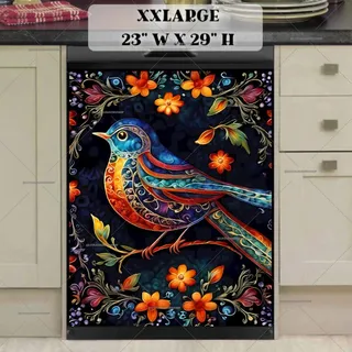 Preview of Eastern European Folk Bird magnet in XX Large size.