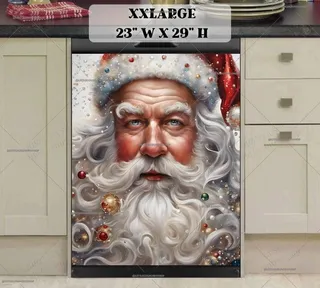 Preview of Beautiful Santa Portrait magnet in XX Large size.