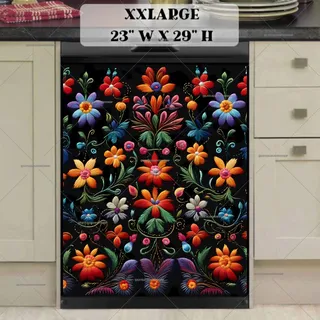 Preview of Little Polish Folklore Flowers magnet in XX Large size.