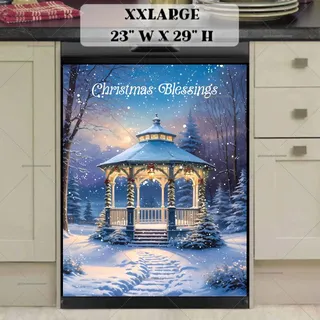 Preview of Beautiful Christmas Gazebo magnet in XX Large size.