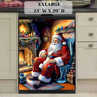 Preview of Tired Santa Claus magnet in XX Large size.