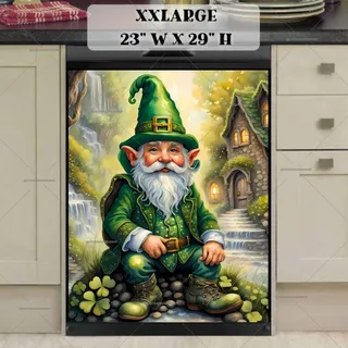 Preview of St. Patrick’s Day Irish Gnome magnet in XX Large size.