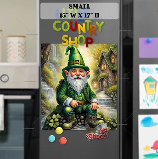 Preview of St. Patrick’s Day Irish Gnome magnet in Small size.