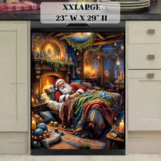 Preview of Santa in His Bed magnet in XX Large size.