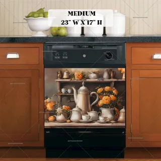 Preview of Rustic Farmhouse Kitchen Table magnet in Medium size.