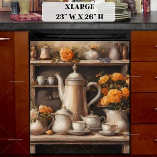 Preview of Rustic Farmhouse Kitchen Table magnet in Extra Large size.