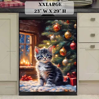 Preview of First Kitten’s Christmas magnet in XX Large size.