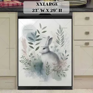 Preview of Scandinavian Folklore Rabbit magnet in XX Large size.