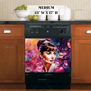 Preview of The Beautiful Audrey Hepburn magnet in Medium size.