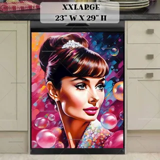 Preview of The Beautiful Audrey Hepburn magnet in XX Large size.