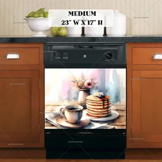 Preview of Sunday Morning Pancakes magnet in Medium size.