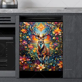 Preview of Bohemian Springtime Deer magnet.