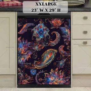 Preview of Gorgeous Bohemian Floral Pattern magnet in XX Large size.