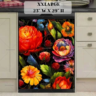 Preview of Traditional Hungarian Floral Design magnet in XX Large size.