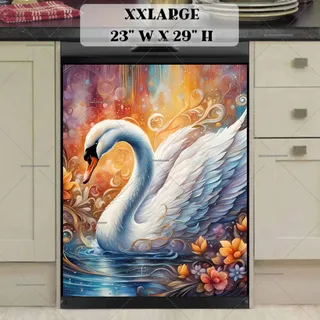 Preview of Beautiful Summer Swan magnet in XX Large size.