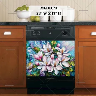 Preview of Beautiful Blooming Magnolias magnet in Medium size.