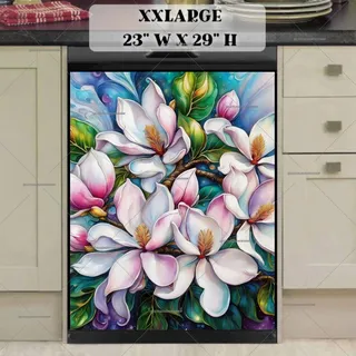 Preview of Beautiful Blooming Magnolias magnet in XX Large size.