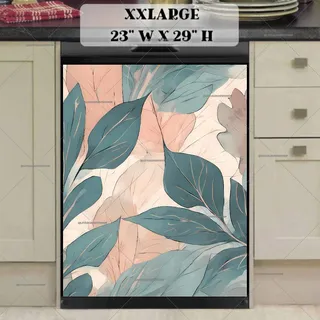 Preview of Minimalist Zen Mid Century Botanical Art magnet in XX Large size.