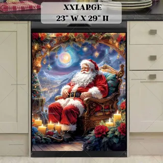 Preview of Santa in His Chair magnet in XX Large size.