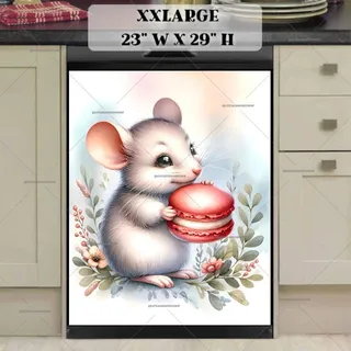 Preview of Little Mouse with a Macaroon magnet in XX Large size.