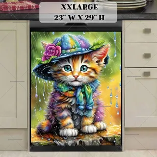 Preview of Little Lady Kitten magnet in XX Large size.