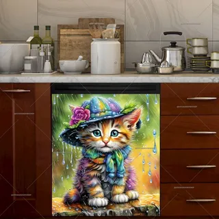 Preview of Little Lady Kitten magnet.