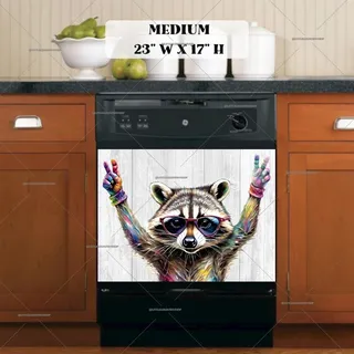 Preview of Raccoon in Sunglasses magnet in Medium size.