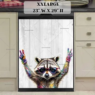 Preview of Raccoon in Sunglasses magnet in XX Large size.