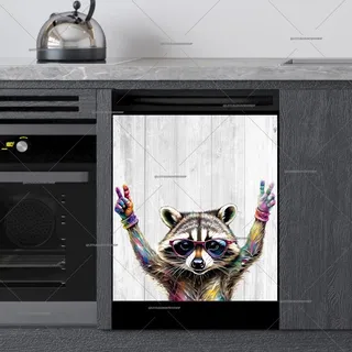Preview of Raccoon in Sunglasses magnet.